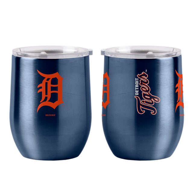 Vaso de viaje ultra curvo de 16 oz de los Detroit Tigers