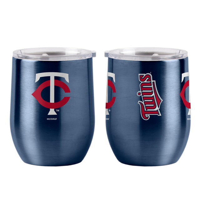 Vaso de viaje ultra curvo de 16 oz de Minnesota Twins