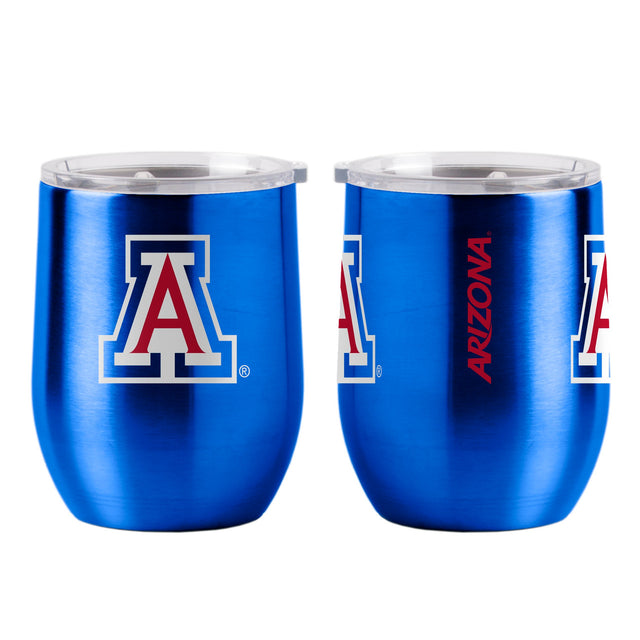 Vaso de viaje ultra curvo de 16 oz de Arizona Wildcats