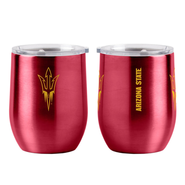 Vaso de viaje ultra curvo de 16 oz de Arizona State Sun Devils