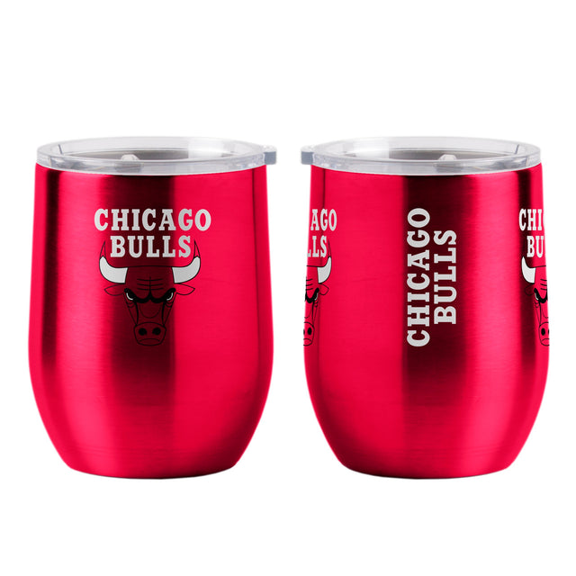 Vaso de viaje ultra curvo de 16 oz de los Chicago Bulls