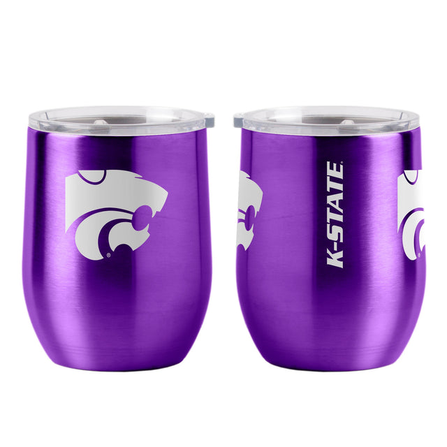 Vaso de viaje ultra curvo de 16 oz de Kansas State Wildcats