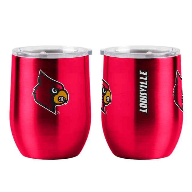 Vaso de viaje ultra curvo de 16 oz de los Louisville Cardinals