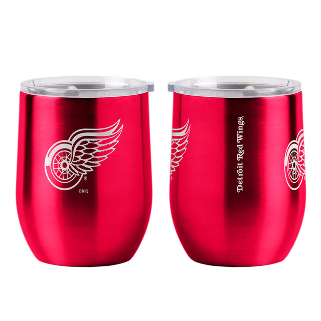 Vaso de viaje ultra curvo de 16 oz de Detroit Red Wings