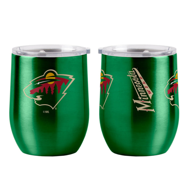 Vaso de viaje Minnesota Wild Ultra Curved de 16 oz para bebidas