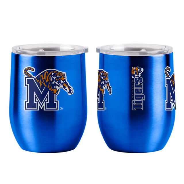 Vaso de viaje ultra curvo de 16 oz de Memphis Tigers