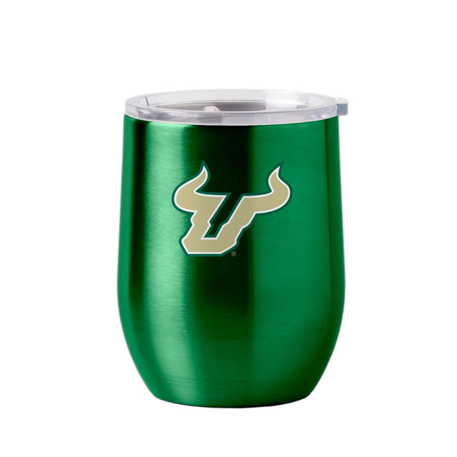 Vaso de viaje ultra curvo de 16 oz de South Florida Bulls