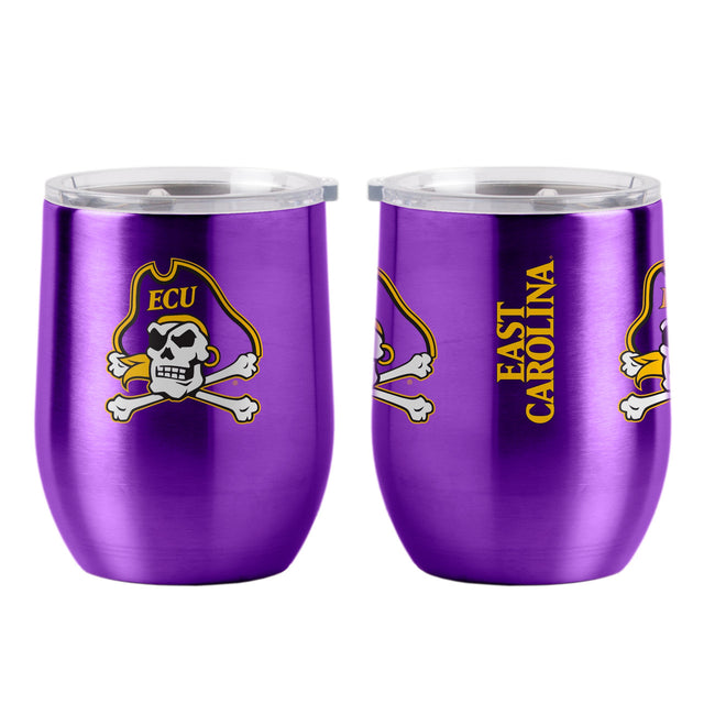 Vaso de viaje ultra curvo de 16 oz de East Carolina Pirates