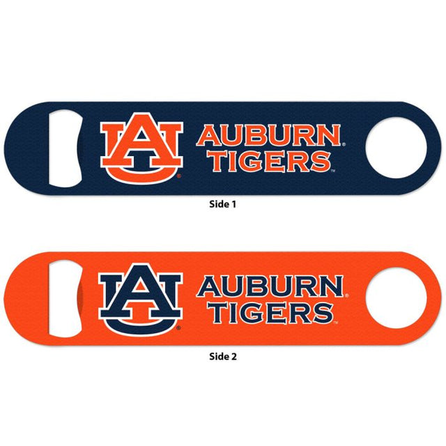 Abridor de botellas de metal de dos caras de Auburn Tigers