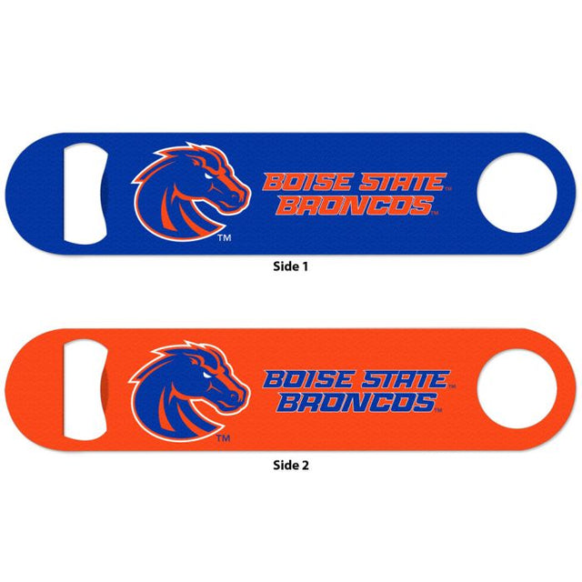 Abridor de botellas de metal de dos lados de los Boise State Broncos