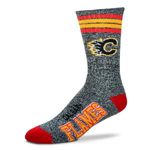 Calgary Flames - Marbled 4 Stripe Deuce LARGE