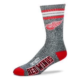 Detroit Red Wings - Deuce de 4 rayas jaspeadas GRANDE