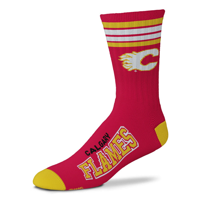 Calgary Flames - Camiseta juvenil de 4 rayas Deuce