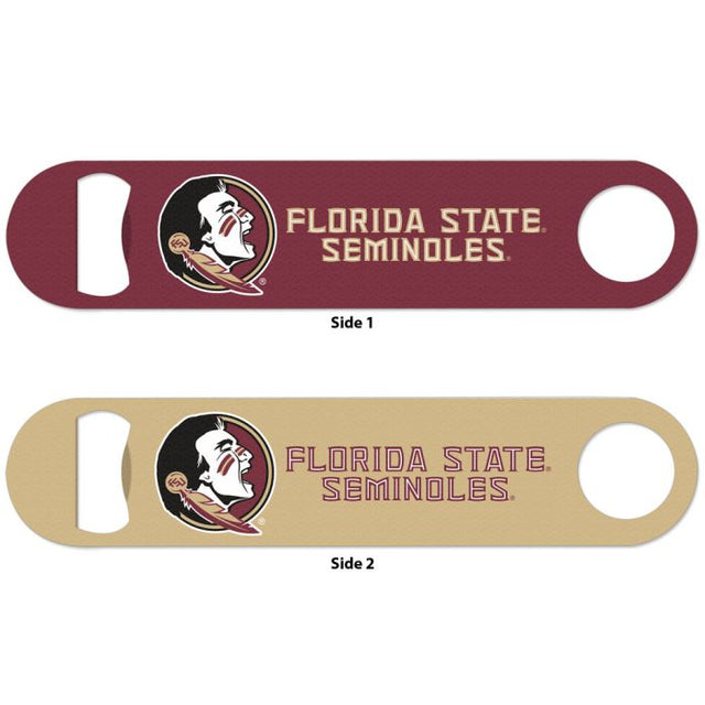 Abridor de botellas de metal de 2 lados de los Florida State Seminoles