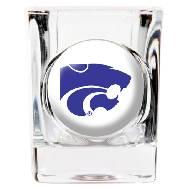 Vaso de chupito cuadrado de Kansas State Wildcats, 2 oz.