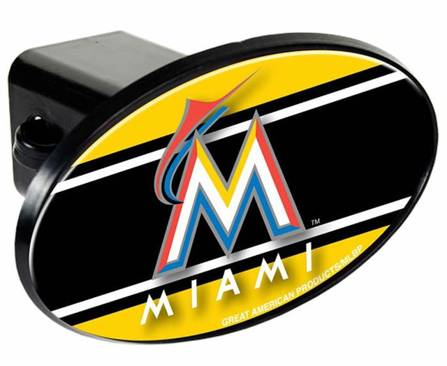 Miami Marlins Trailer Hitch Cover - Plastic