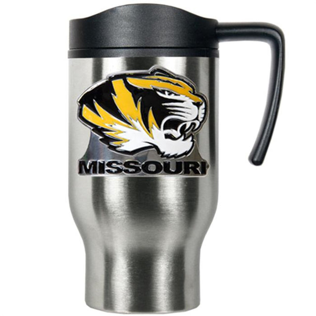 Taza de viaje de acero inoxidable de los Missouri Tigers