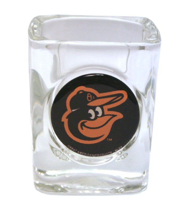 Vaso de chupito cuadrado de los Baltimore Orioles, 2 oz.