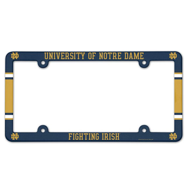 Notre Dame Fighting Irish FIGHTING IRISH Lic Plate Frame Full Color