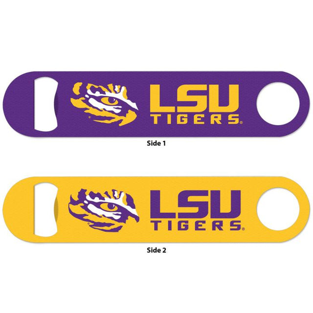 Abridor de botellas de metal de dos caras de los LSU Tigers