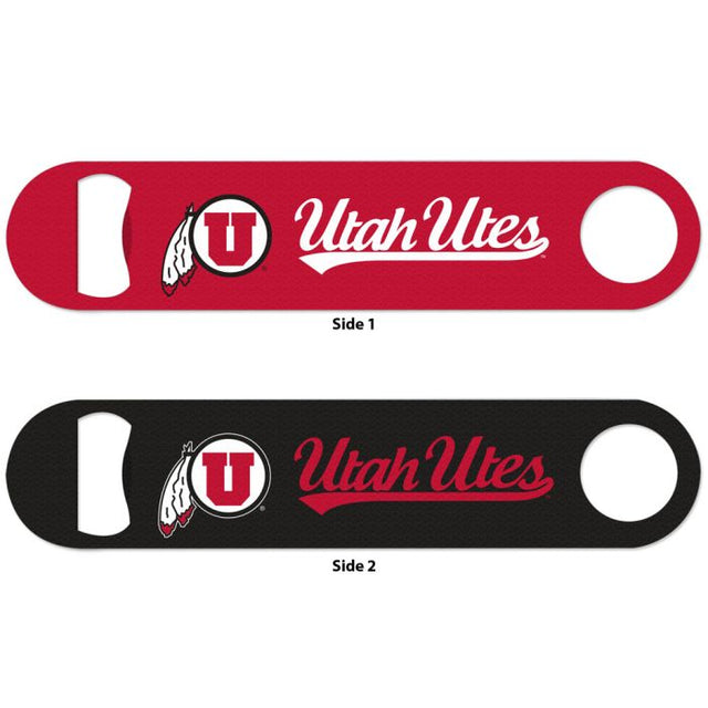 Utah Utes Metal Bottle Opener 2 Sided