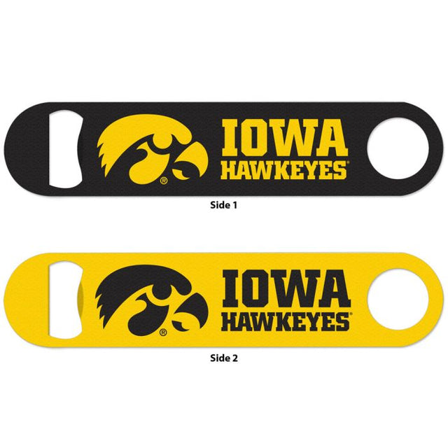 Iowa Hawkeyes Metal Bottle Opener 2 Sided