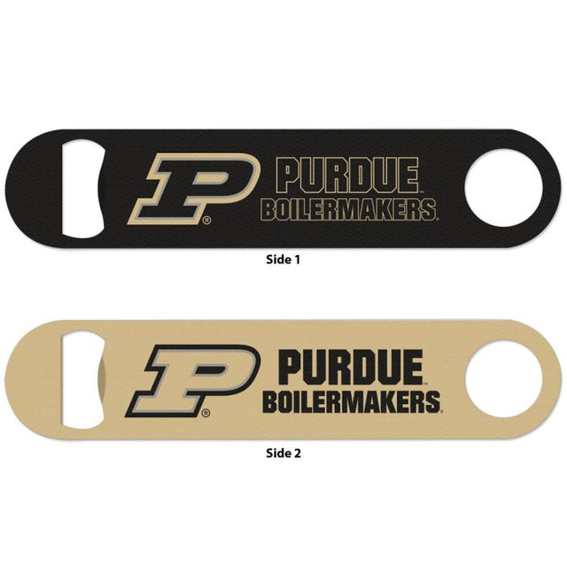 Abridor de botellas de metal de dos lados de Purdue Boilermakers