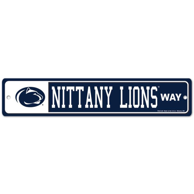 Letrero de calle/zona de Penn State Nittany Lions de 3,75" x 19"