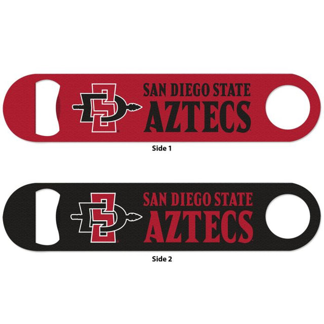 Abridor de botellas de metal de dos lados de San Diego State Aztecs