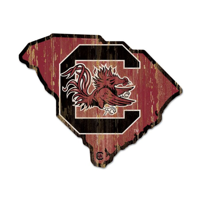 South Carolina Gamecocks STATE SHAPE