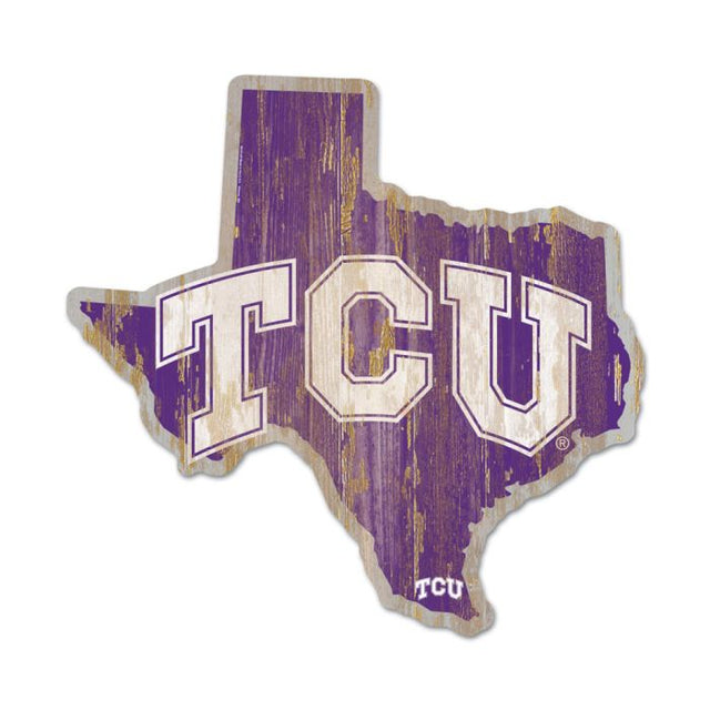 TCU Horned Frogs STATE SHAPE