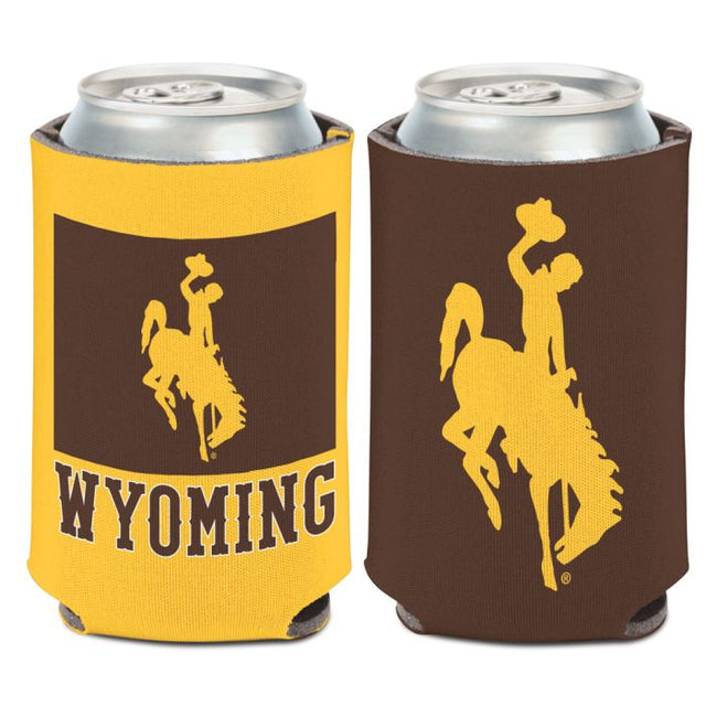 Wyoming Cowboys STATE SHAPE Can Cooler 12 oz.