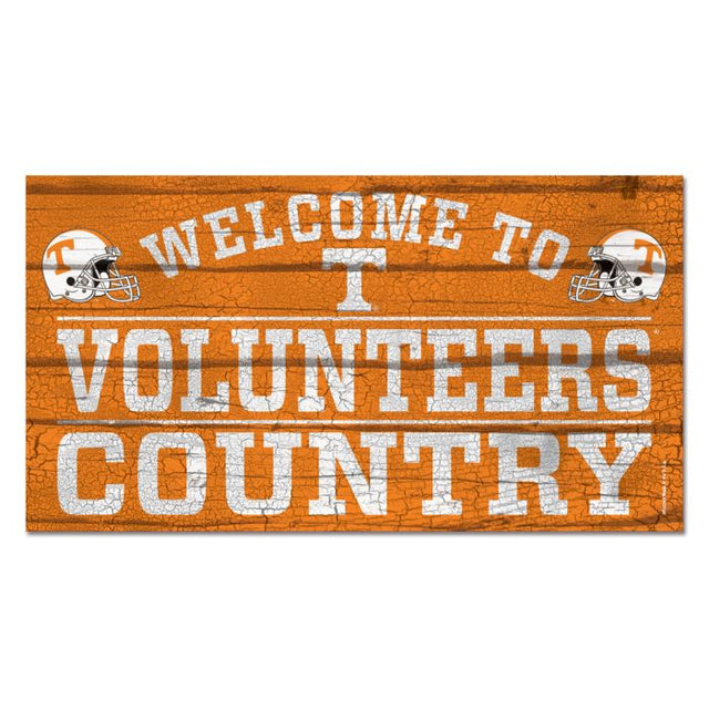 Tennessee Volunteers Wood Sign 13"x24" 1/4" thick