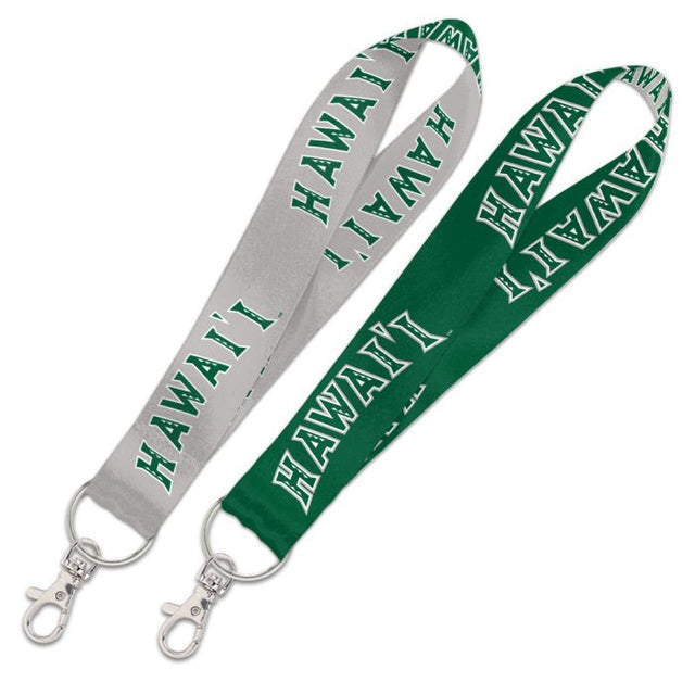 Hawaii Warriors Lanyard Key Strap 1"