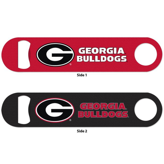 Georgia Bulldogs Metal Bottle Opener 2 Sided