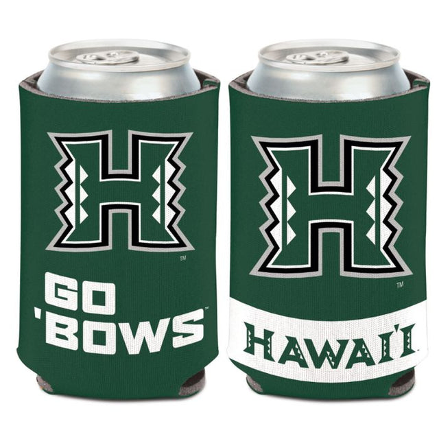 Enfriador de lata SLOGAN de Hawaii Warriors de 12 oz.