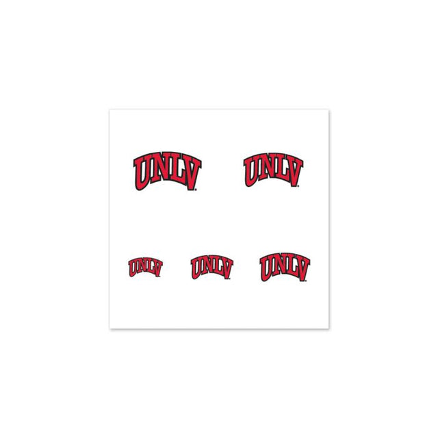 UNLV Rebels Fingernail Tattoos