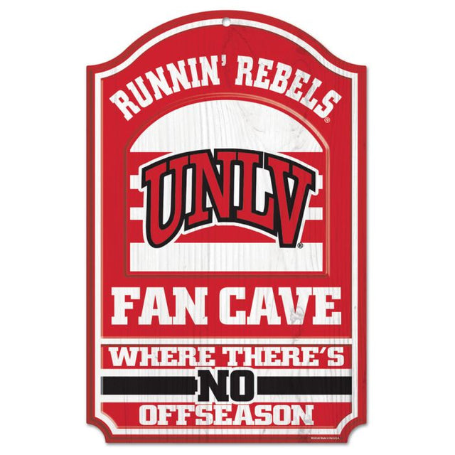 UNLV Rebels Wood Sign 11" x 17" 1/4" thick