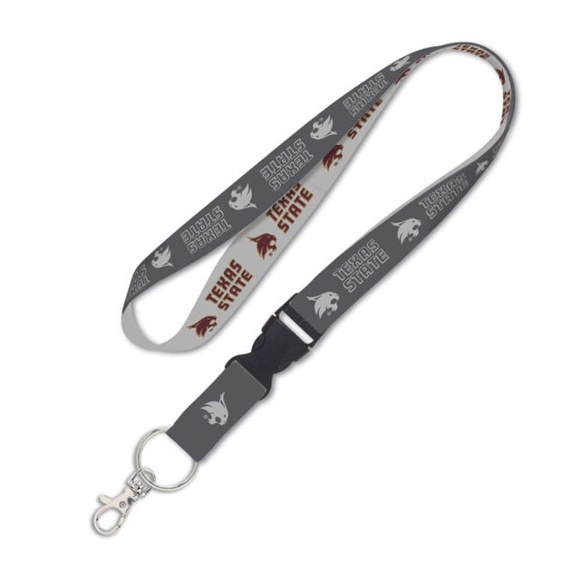 Texas State Bobcats Lanyard w/detachable buckle 1"