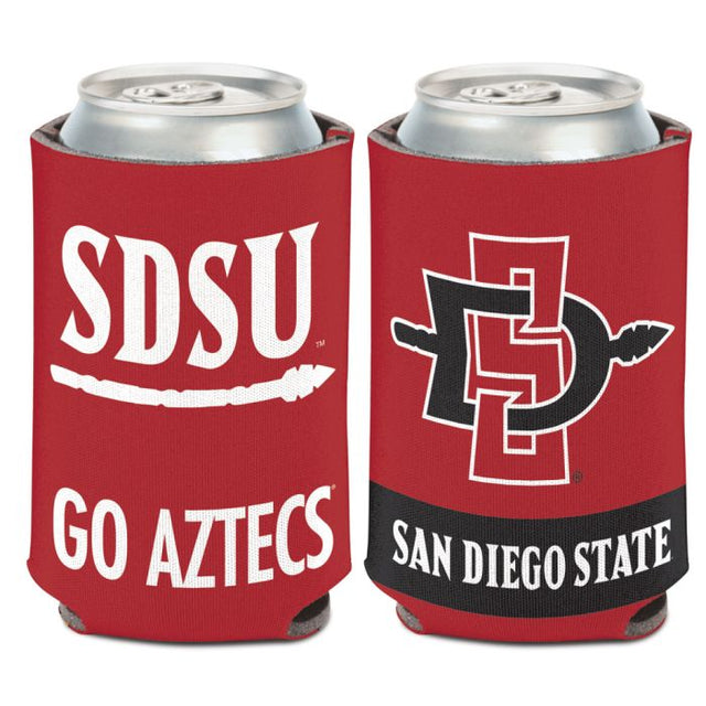 Enfriador de lata SLOGAN de San Diego State Aztecs de 12 oz.