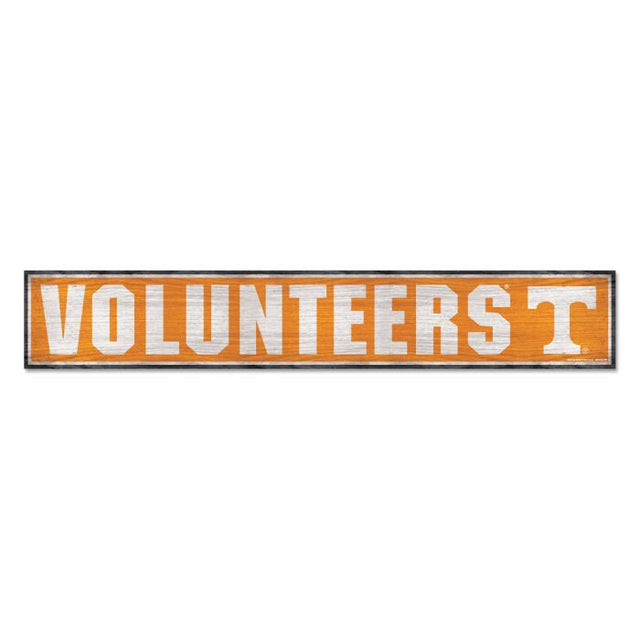 Tennessee Volunteers Wood Sign 6"x36" 3/8" thick