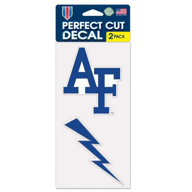 Air Force Falcons Perfect Cut Decal Set of two 4"x4"