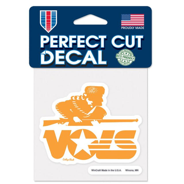 Tennessee Volunteers /College Vault vault Perfect Cut Color Decal 4" x 4"