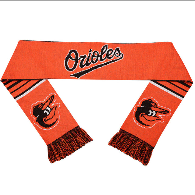 Baltimore Orioles Scarf - Reversible Stripe - 2016