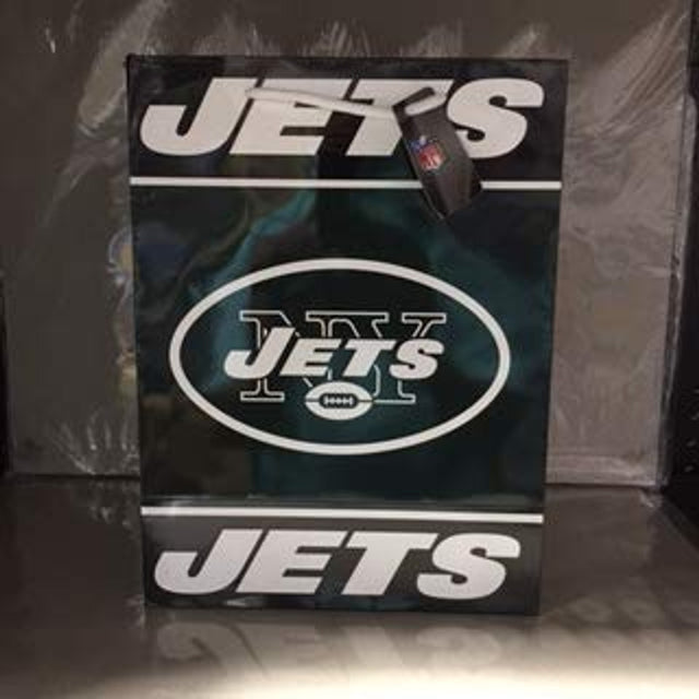 Bolsa de regalo mediana de los New York Jets