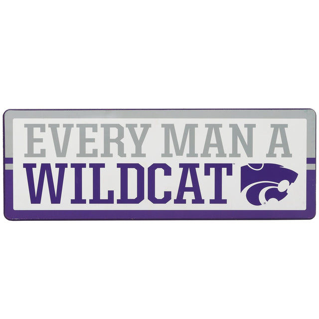 Kansas State University Wildcats Slogan Wood Wall Decor