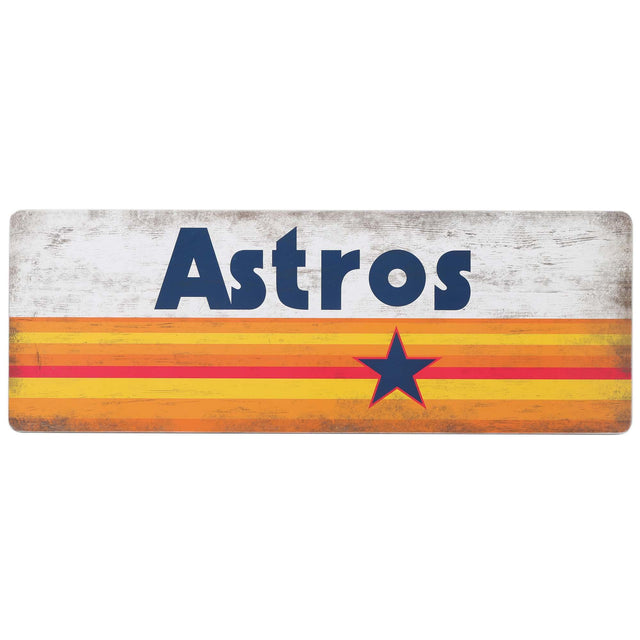 Decoración de pared de madera de los Astros de Houston