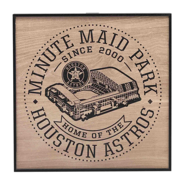 Houston Astros Minute Maid Park Framed Wood Wall Decor