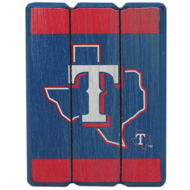 Texas Rangers Oversized Planked Magnet