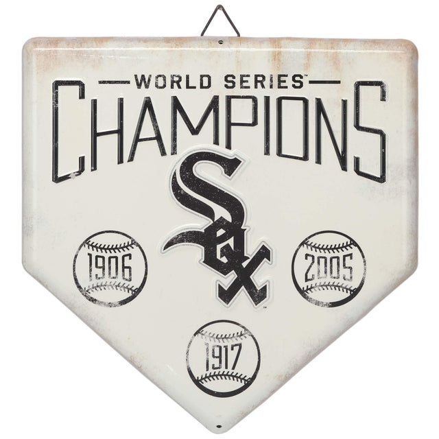 Chicago White Sox Home Plate Metal Wall Decor